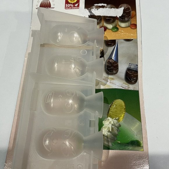 Zenker 3-D Candy Chocolate Molds Hawaii Tiki Mask Funny Faces Sealed - Picture 7 of 16